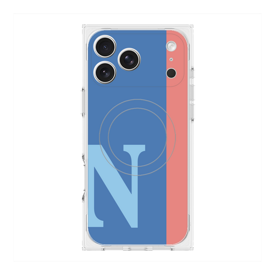 Premium Square Case with MagSafe［ Original - initial color line - N blue ］