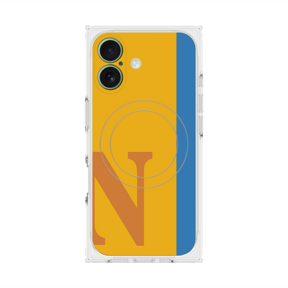 Premium Square Case with MagSafe［ Original - initial color line - N orange ］