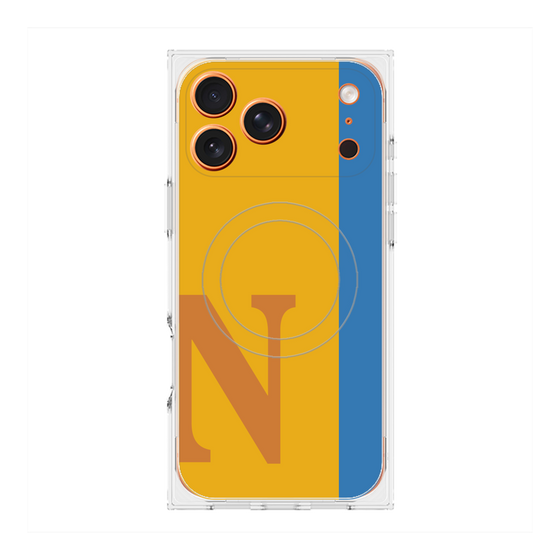 Premium Square Case with MagSafe［ Original - initial color line - N orange ］