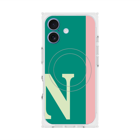 Premium Square Case with MagSafe［ Original - initial color line - N green ］