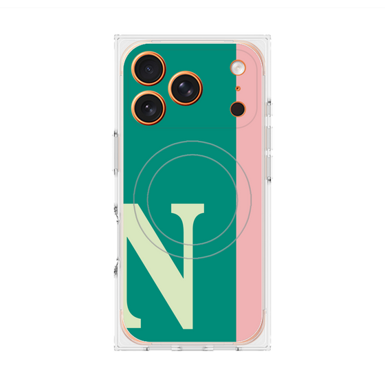 Premium Square Case with MagSafe［ Original - initial color line - N green ］