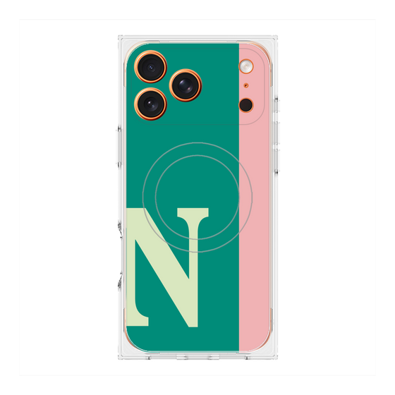 Premium Square Case with MagSafe［ Original - initial color line - N green ］