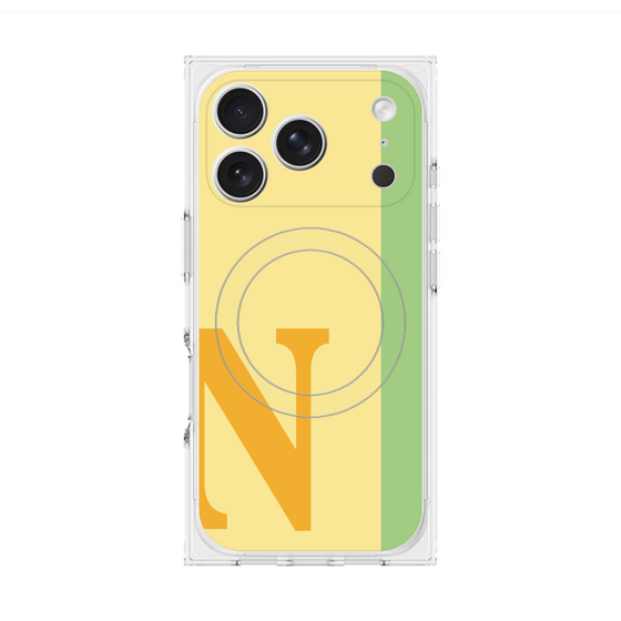 Premium Square Case with MagSafe［ Original - initial color line - N yellow ］