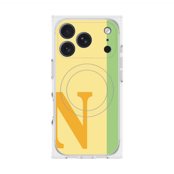 Premium Square Case with MagSafe［ Original - initial color line - N yellow ］