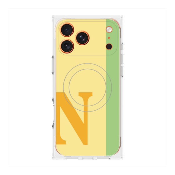 Premium Square Case with MagSafe［ Original - initial color line - N yellow ］