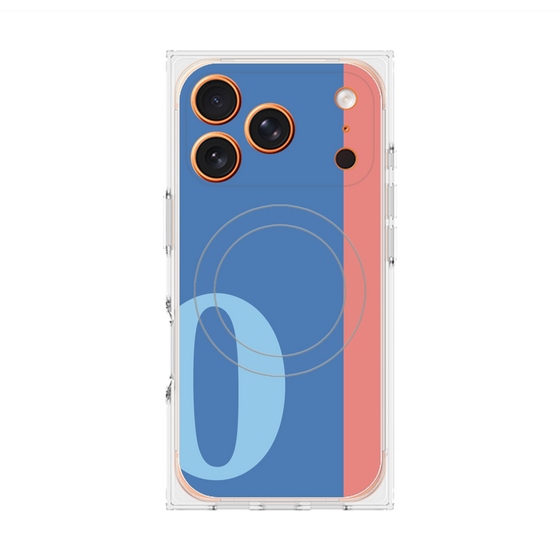 Premium Square Case with MagSafe［ Original - initial color line - O blue ］