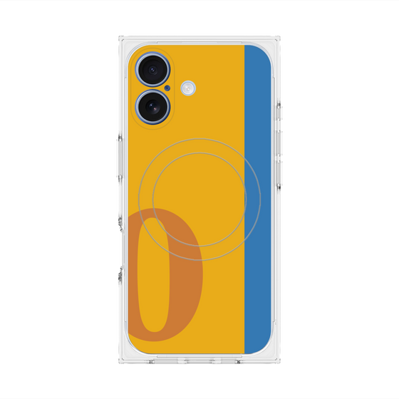 Premium Square Case with MagSafe［ Original - initial color line - O orange ］