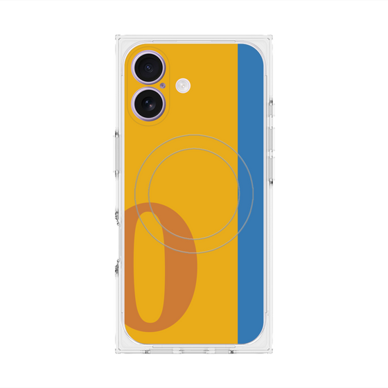 Premium Square Case with MagSafe［ Original - initial color line - O orange ］