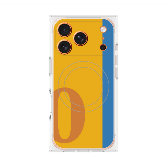 Premium Square Case with MagSafe［ Original - initial color line - O orange ］