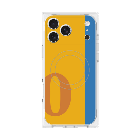 Premium Square Case with MagSafe［ Original - initial color line - O orange ］