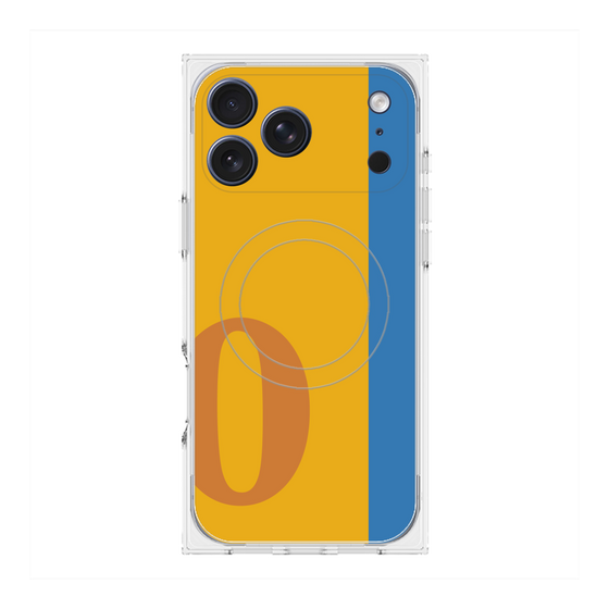 Premium Square Case with MagSafe［ Original - initial color line - O orange ］