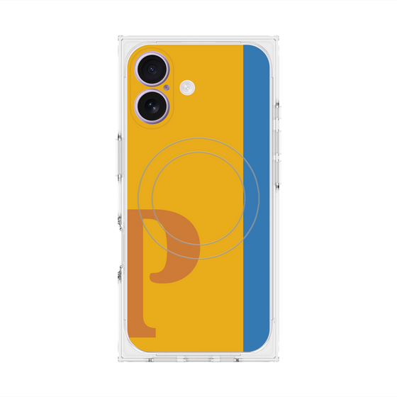 Premium Square Case with MagSafe［ Original - initial color line - P orange ］