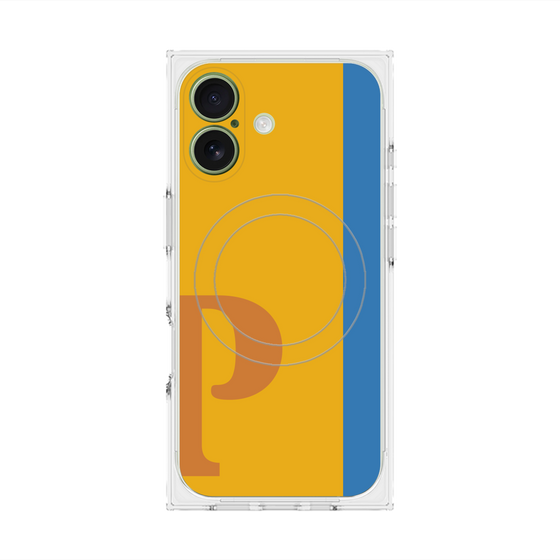 Premium Square Case with MagSafe［ Original - initial color line - P orange ］