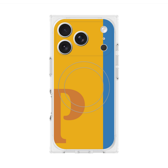Premium Square Case with MagSafe［ Original - initial color line - P orange ］