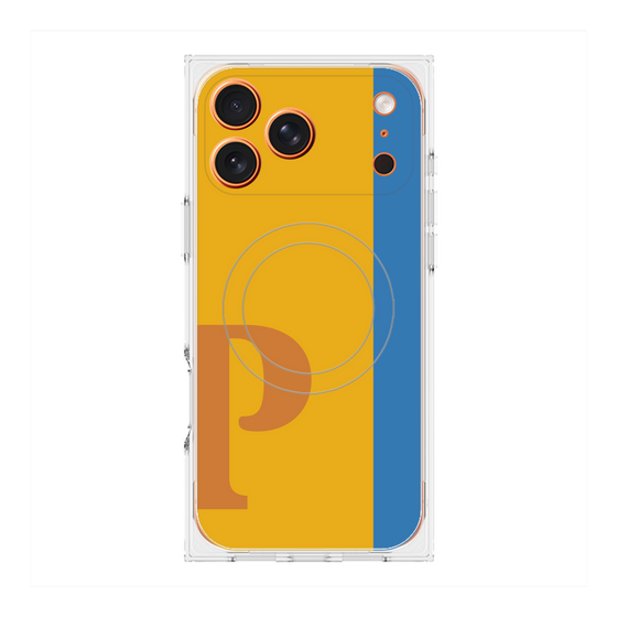 Premium Square Case with MagSafe［ Original - initial color line - P orange ］