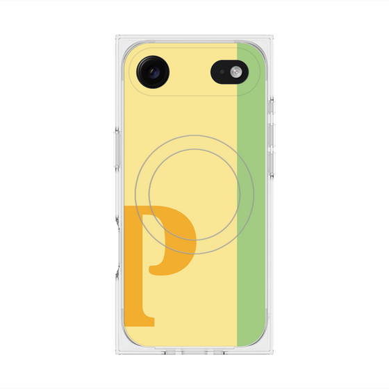 Premium Square Case with MagSafe［ Original - initial color line - P yellow ］