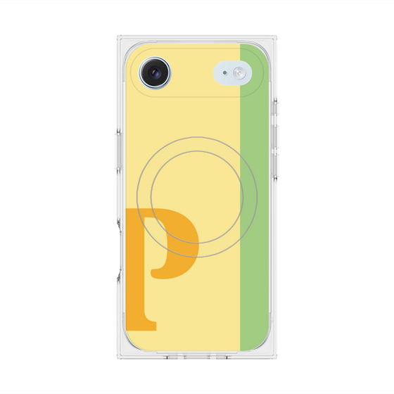 Premium Square Case with MagSafe［ Original - initial color line - P yellow ］