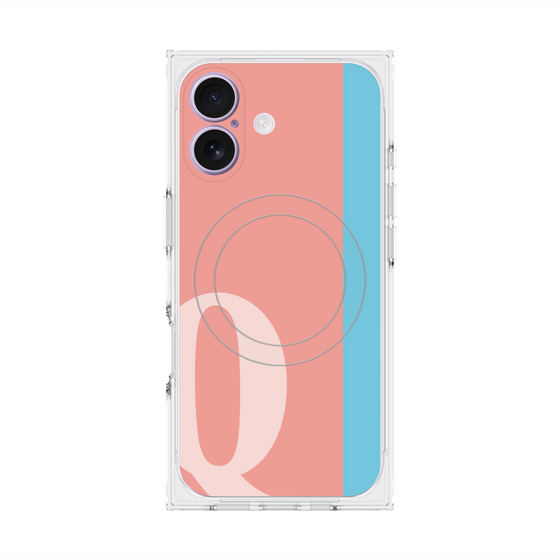 Premium Square Case with MagSafe［ Original - initial color line - Q pink ］