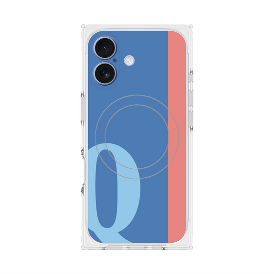 Premium Square Case with MagSafe［ Original - initial color line - Q blue ］