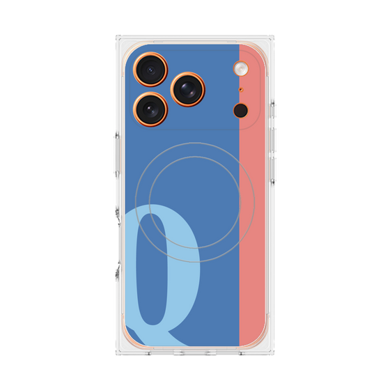 Premium Square Case with MagSafe［ Original - initial color line - Q blue ］