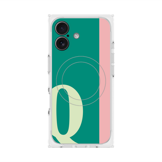 Premium Square Case with MagSafe［ Original - initial color line - Q green ］