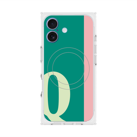 Premium Square Case with MagSafe［ Original - initial color line - Q green ］