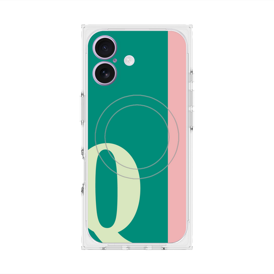 Premium Square Case with MagSafe［ Original - initial color line - Q green ］