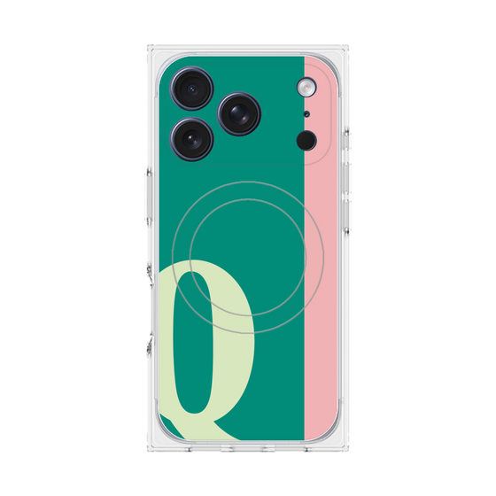 Premium Square Case with MagSafe［ Original - initial color line - Q green ］