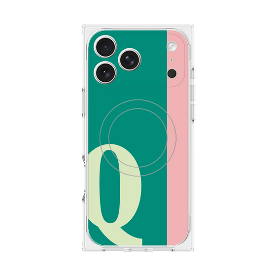 Premium Square Case with MagSafe［ Original - initial color line - Q green ］