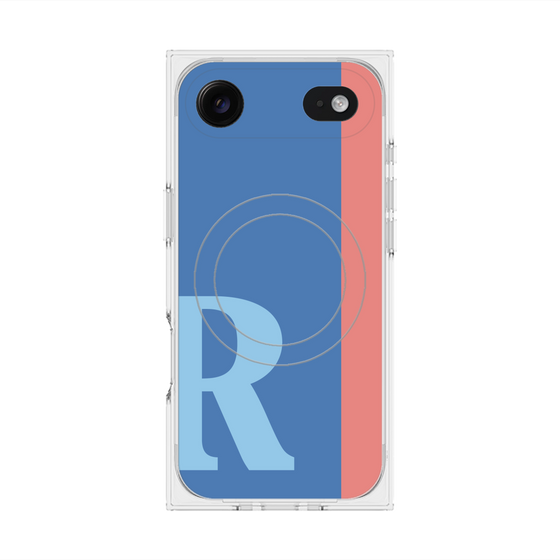 Premium Square Case with MagSafe［ Original - initial color line - R blue ］