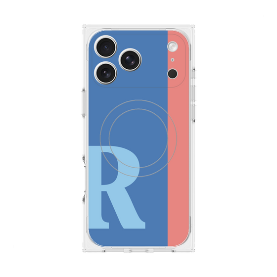 Premium Square Case with MagSafe［ Original - initial color line - R blue ］
