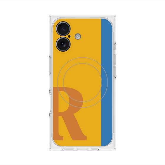 Premium Square Case with MagSafe［ Original - initial color line - R orange ］