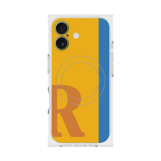 Premium Square Case with MagSafe［ Original - initial color line - R orange ］