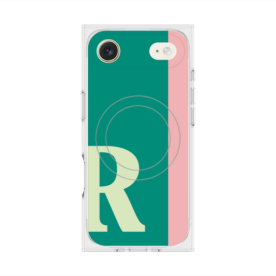 Premium Square Case with MagSafe［ Original - initial color line - R green ］