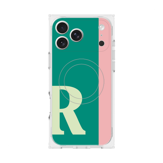 Premium Square Case with MagSafe［ Original - initial color line - R green ］