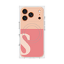 Premium Square Case with MagSafe［ Original - initial two tone - S pink ］