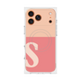 Premium Square Case with MagSafe［ Original - initial two tone - S pink ］