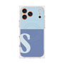 Premium Square Case with MagSafe［ Original - initial two tone - S blue ］