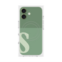 Premium Square Case with MagSafe［ Original - initial two tone - S green ］