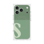 Premium Square Case with MagSafe［ Original - initial two tone - S green ］