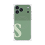Premium Square Case with MagSafe［ Original - initial two tone - S green ］
