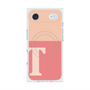 Premium Square Case with MagSafe［ Original - initial two tone - T pink ］