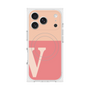 Premium Square Case with MagSafe［ Original - initial two tone - V pink ］