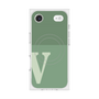 Premium Square Case with MagSafe［ Original - initial two tone - V green ］