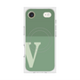 Premium Square Case with MagSafe［ Original - initial two tone - V green ］