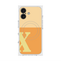 Premium Square Case with MagSafe［ Original - initial two tone - X orange ］