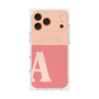 Premium Square Case with MagSafe［ Original - initial two tone - A pink ］