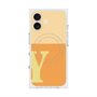 Premium Square Case with MagSafe［ Original - initial two tone - Y orange ］