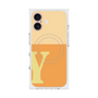 Premium Square Case with MagSafe［ Original - initial two tone - Y orange ］