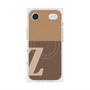 Premium Square Case with MagSafe［ Original - initial two tone - Z brown ］